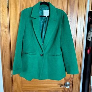 Avec Les Filles Vibrant Green Blazer